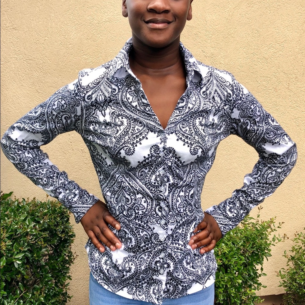 Paisley Button Down Shirt